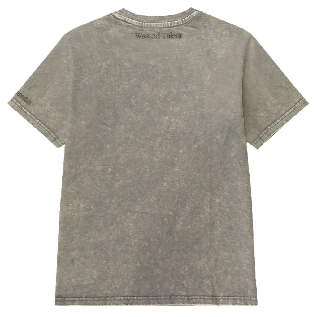 Wasted Talent Virdis Acid Wash T-Shirt Black Wash | WT Boutique