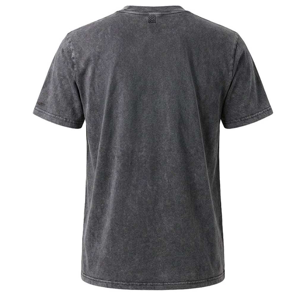 Wasted Amsterdam New Talent T-Shirt Washed Black — detail view