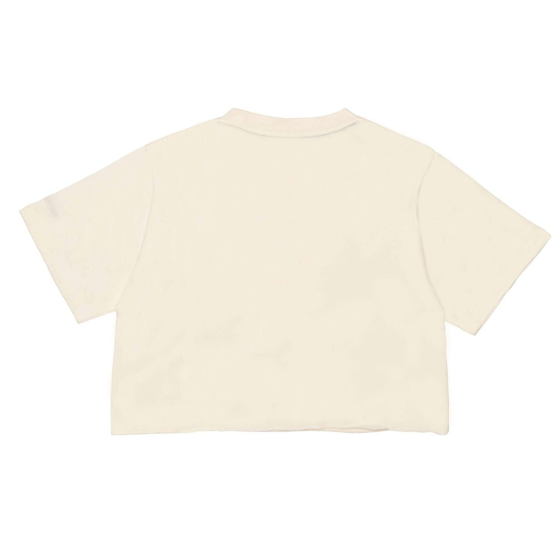 Wasted Talent Womens Avon Cropped T-Shirt Bone | WT Boutique