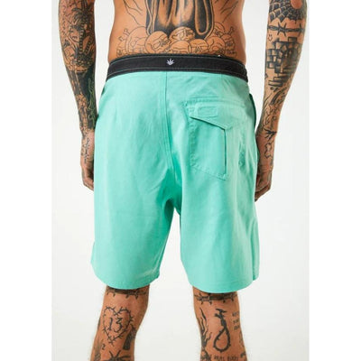 Afends Surf Related Hemp FW Boardshorts - Mint