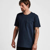 Roark Well Worn Midweight Organic T-Shirt - Navy