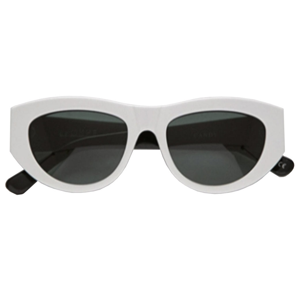 Epøkhe Candy Sunglasses - White Black / Green