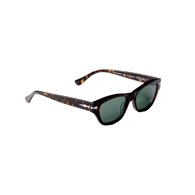 Epokhe Frequency Sunglasses - Tortoise Polished Green Polarised