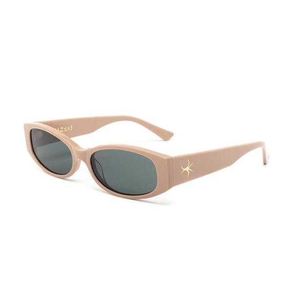 Epøkhe Machina Sunglasses Nude Polished Green | Premium Eyewear
