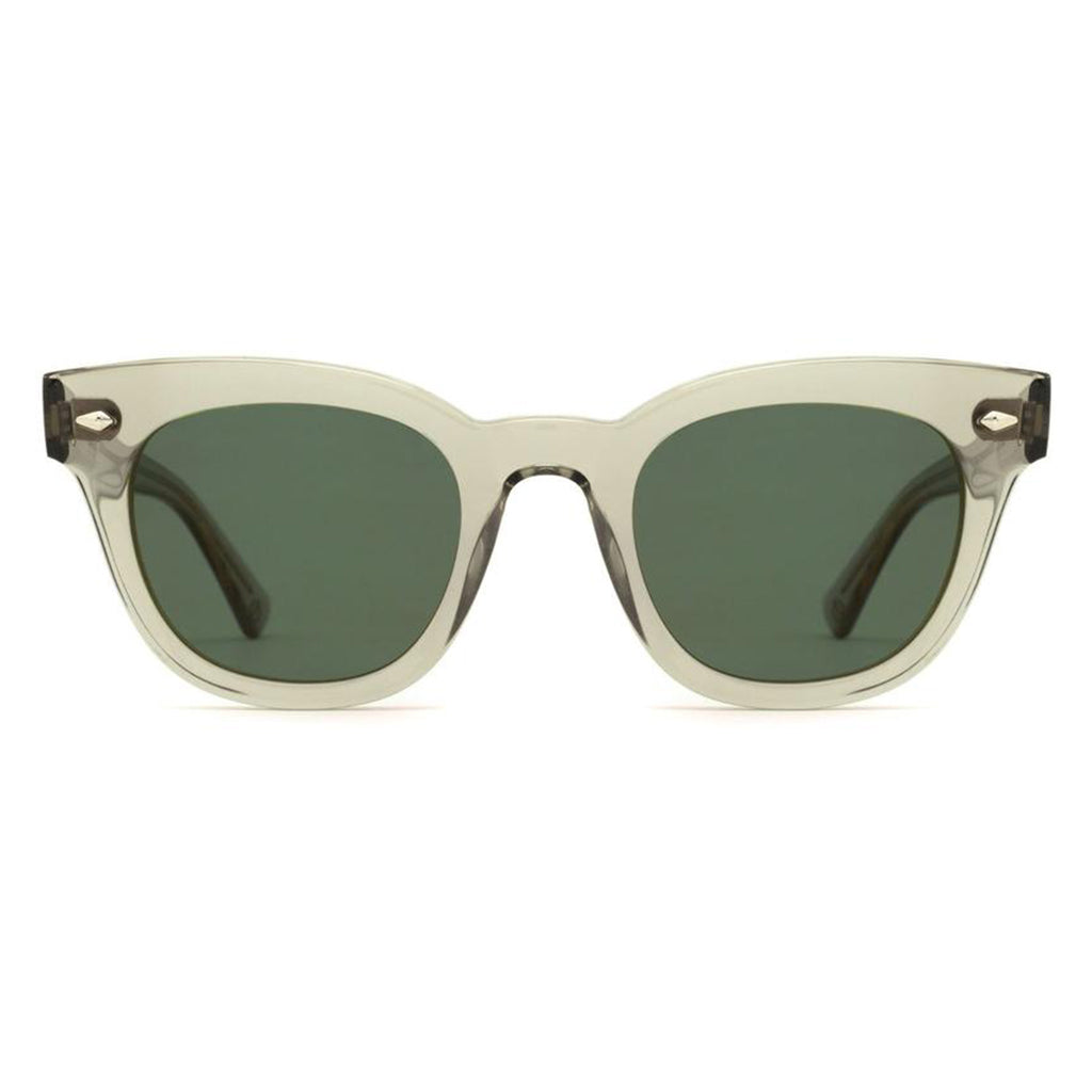 Epøkhe Dylan Sunglasses - Smoked Crystal Polished / Green