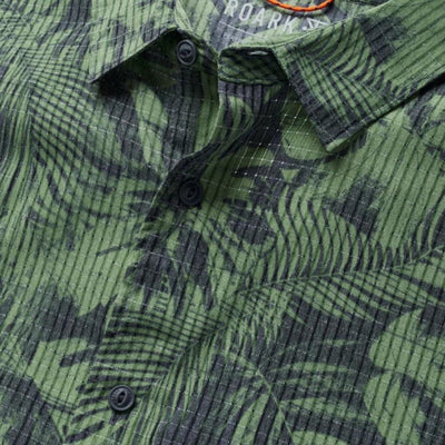 Roark Bless Up Breathable Short Sleeve Shirt - Jungle Green