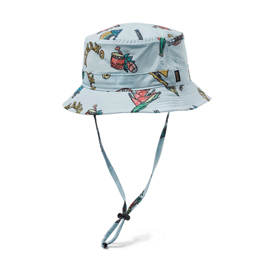Roark | Luau Packable Bucket Hat - Light Blue