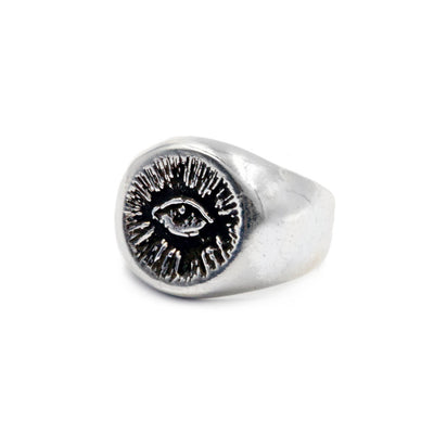 The Hunt NYC Large Signet Ring - .925 Sterling Silver