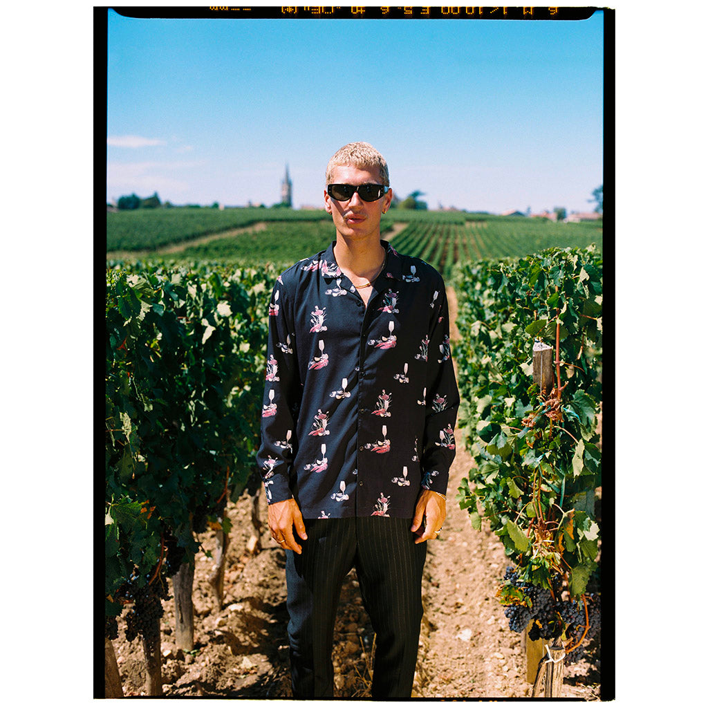 Wasted Talent Fontainebleau Long Sleeve Shirt - Black