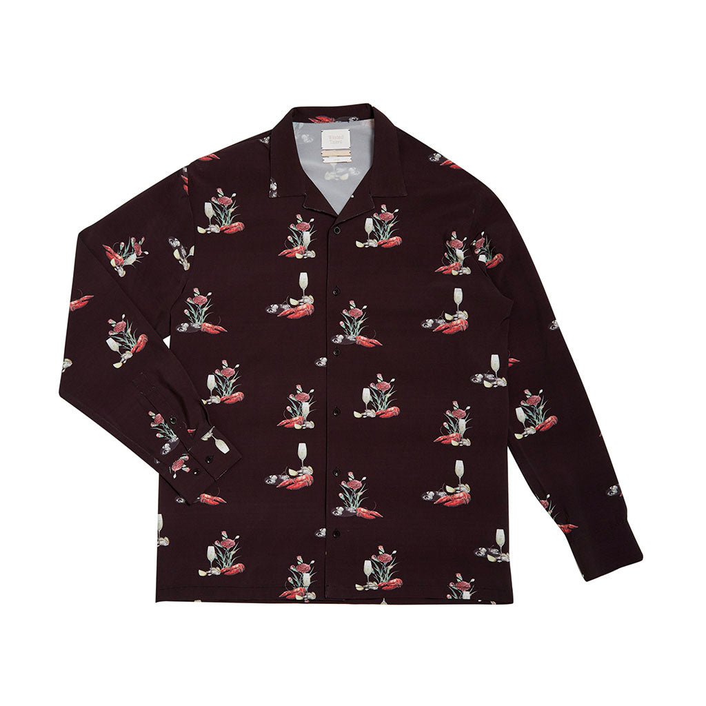 Wasted Talent Fontainebleau Long Sleeve Shirt - Black