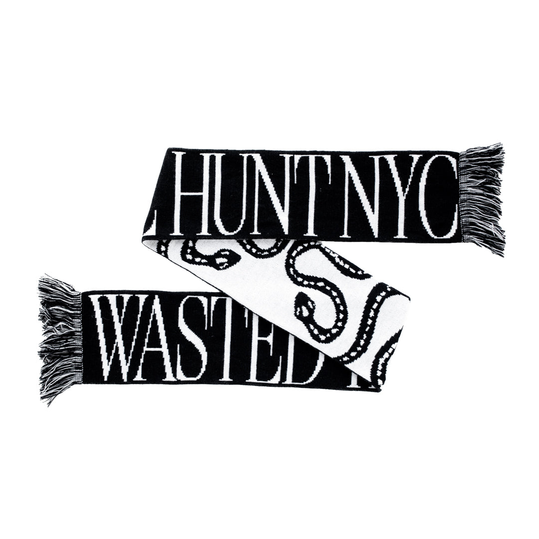 Wasted Talent | The Hunt NYC Scarf - Black / White