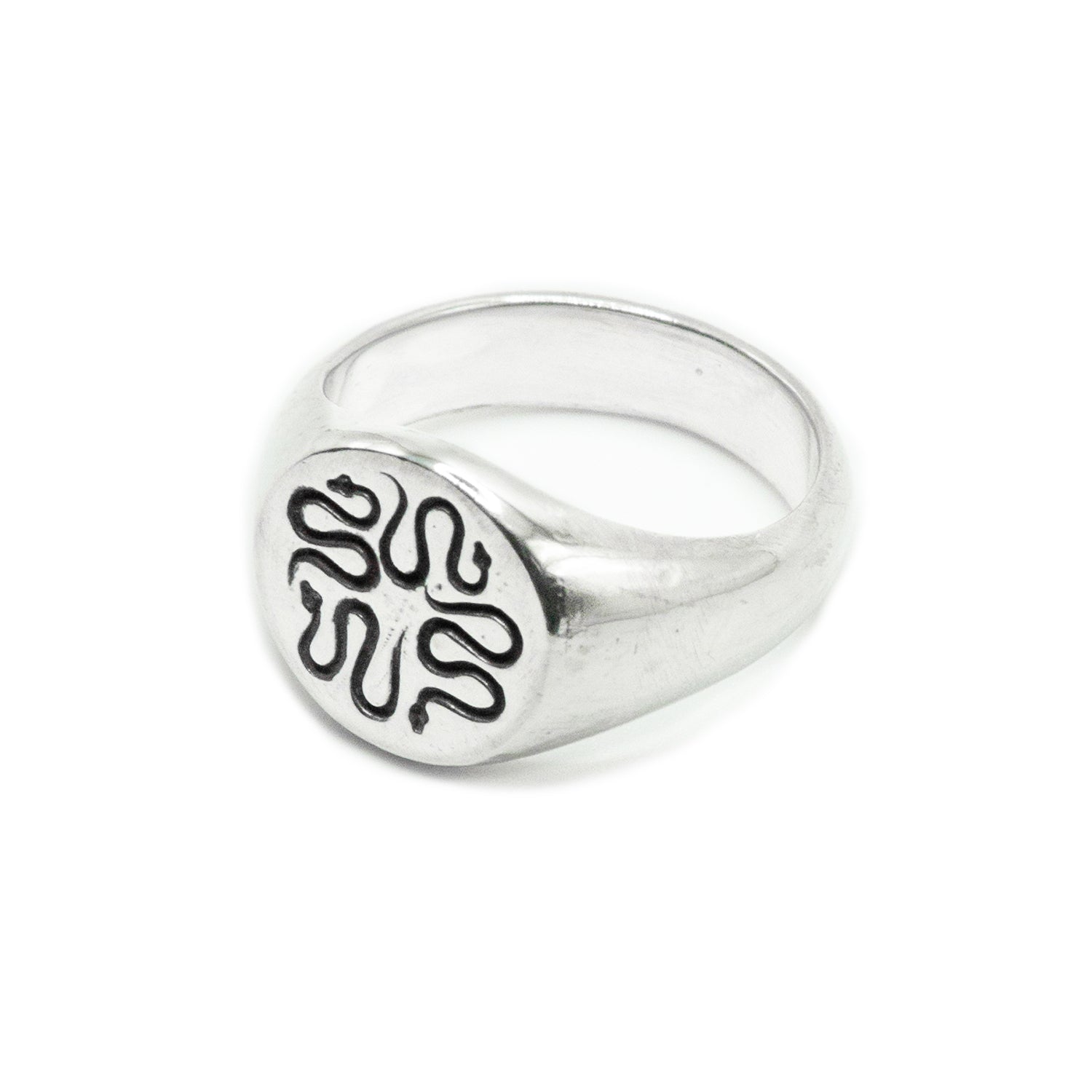 Wasted Talent X The Hunt NYC Signet Ring Sterling Silver | WT Boutique