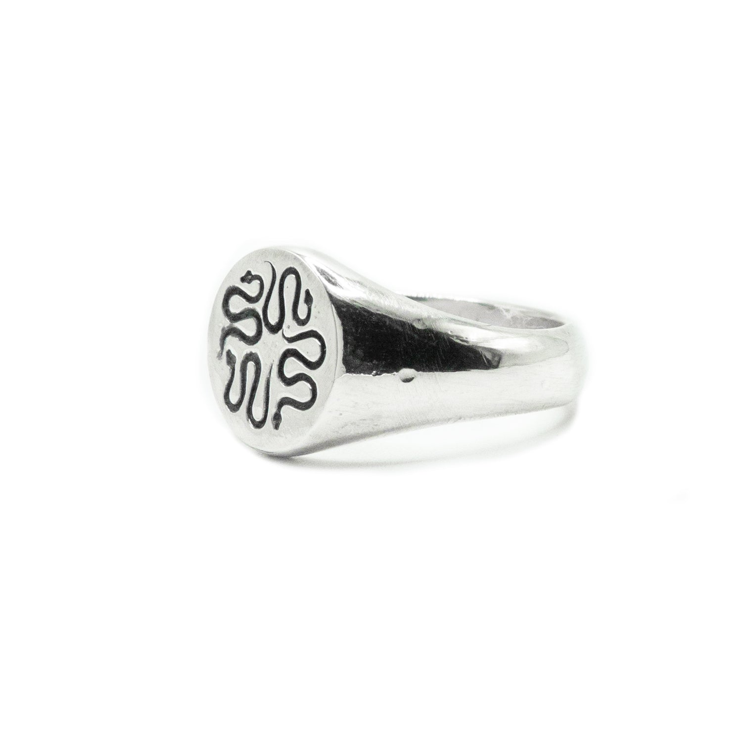 Wasted Talent X The Hunt NYC Signet Ring Sterling Silver | WT Boutique