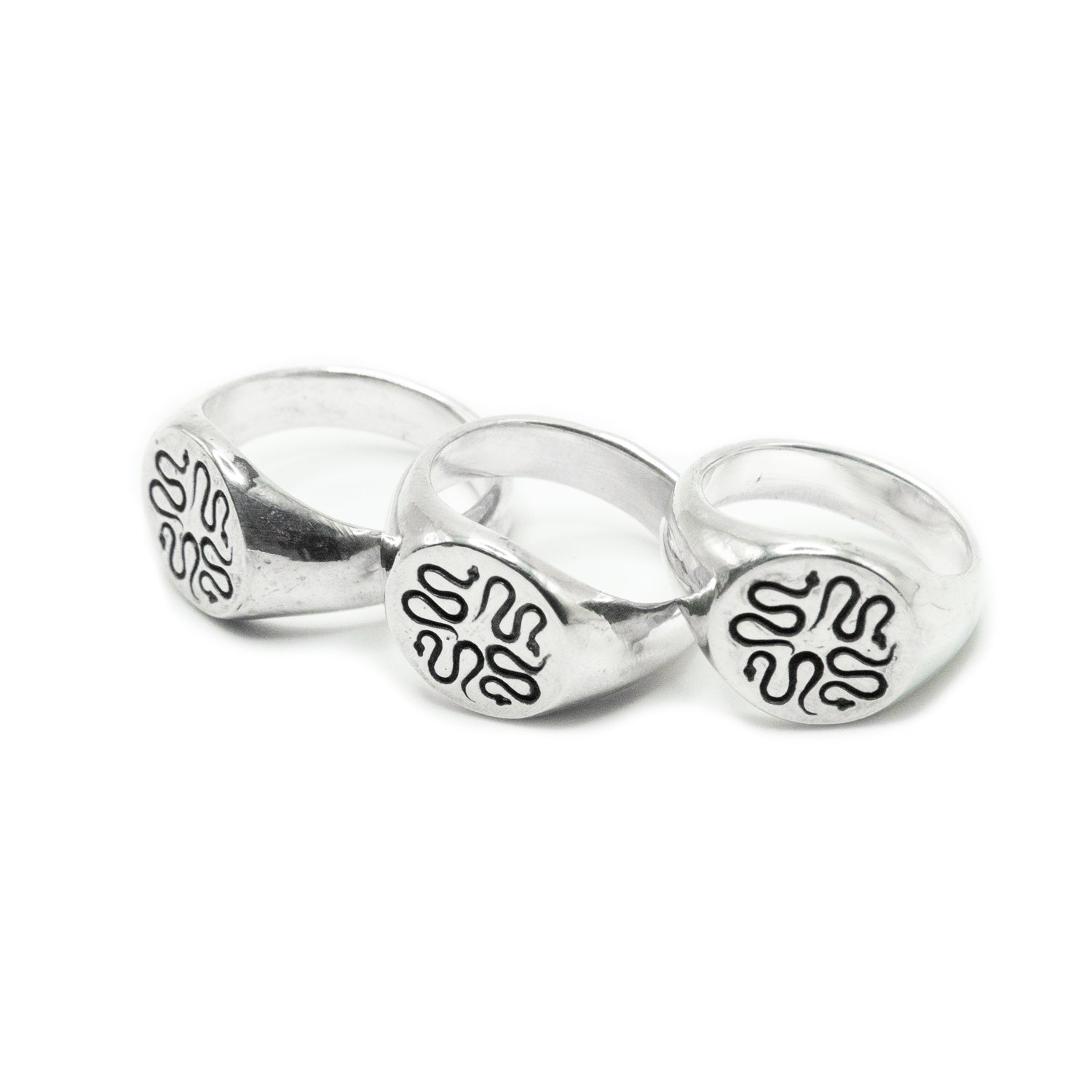 Wasted Talent X The Hunt NYC Signet Ring Sterling Silver | WT Boutique