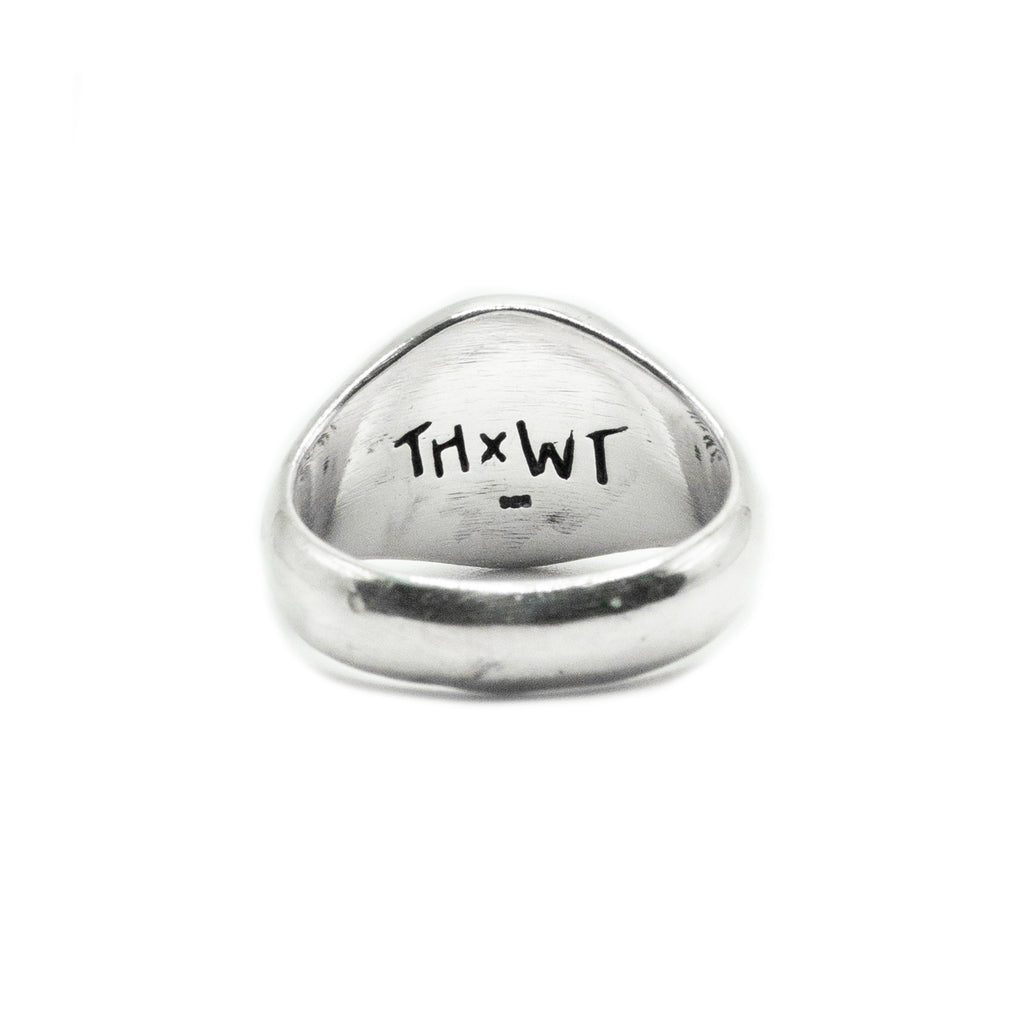 Wasted Talent X The Hunt NYC Signet Ring Sterling Silver | WT Boutique