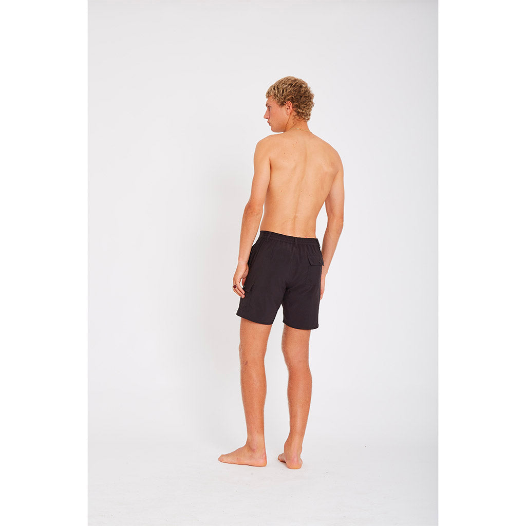 Wasted Talent Altea Plain Boardshorts - Black